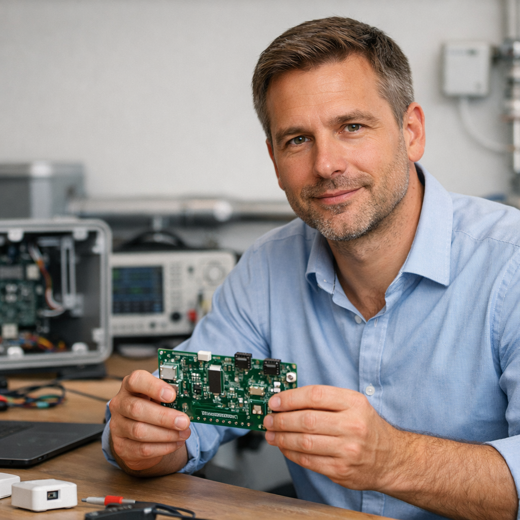 Entwicklungsingenieur Andreas Wittmann im Porträt